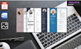 make professional resume design or modern cv template