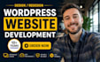 do wordpress website development and redesign or create wordpress website design
