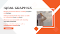 design attractive youtube thumbnails, social media posts, CV