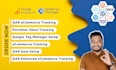 install or fix google analytics 4, conversion tracking GTM, ecommerce tracking