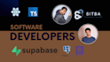 design and develop your full application with net core or supabase and react