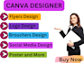 canva designer, canva designing and canva expert
