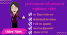 create a 2d animated explainer video in 24h
