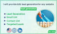 provide b2b lead generation for any website