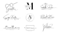 do handwritten, calligraphy signature, scripted, cursive logo