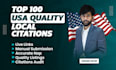 create top local USA citations manually