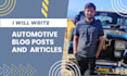 write SEO optimized automotive articles and car blog posts