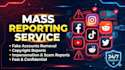 submit mass report for facebook tiktok reddit instagram youtube twitter