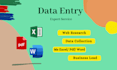 do accurate data entry, web research and copy paste jobs