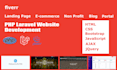 build or fix laravel web applications with jquery