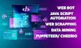 scrape and automate websites using nodejs and puppeteer