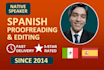 proofread and edit your spanish text