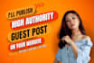 publish guest post on da90 to da70 websites