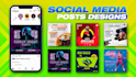 create real estate solar and party social media flyers