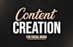 create social media content for a month