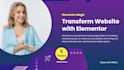 do professional elementor website design and customization