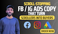 create scroll stopping facebook ad copy that converts