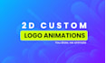 create an 2d custom unique logo animation for video marketing