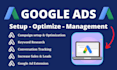 do professional google ads campaign setup and ppc management
