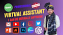 be experienced virtual personal assistant for writing, canva, subtitles, designs