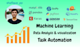 help in data analysis machine learning models using python