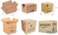 do import or export box design, cardboard, shipping, corrugated box with dieline