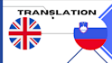 translate from english to slovene or opposite