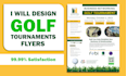 design a golf tournament flyer