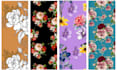 design floral seamless textile patterns