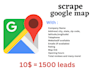 expertly scrape google maps businesses data with emails