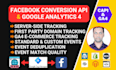 setup facebook conversion API, google analytics 4, ga4 ecommerce tracking by GTM
