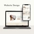 design creative responsive website in figma, adobe xd