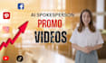 make professional ai spokeperson video in any language