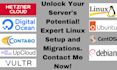 expertly set up linux servers on hetzner, do, contabo, ovh, vultr, upcloud, etc