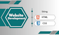 do responsive front end development using HTML and CSS