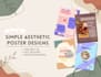 create a simple aesthetic poster design for you