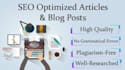 draft engaging blog posts and SEO optimized content
