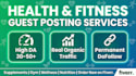 publish health and fitness guest posts on high da websites