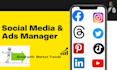 be your social media manager and ads manager