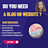 create a blog or website including branding and ecommerce
