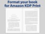 do formatting of your book paperback or ebook version