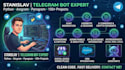develop advanced telegram bots with python and ai