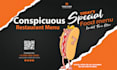 conspicuous editable restaurant menu design 2024