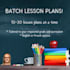 create several lesson plans