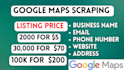 expertly scrape, google maps scraper, b2b leads pull for you,b2b data extraction