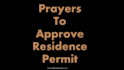 help you pray to get residential documents