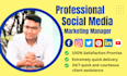 be your professional social media marketing manager