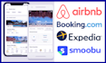 create a vacation rental website and set up airbnb, expedia, booking, smoobu