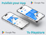 upload your android app on my google play account