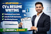 create professional CV maker design build rewrite USA UK ats resume writing